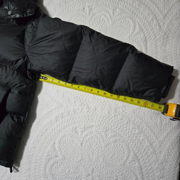 COACH Down Puffer Hooded Coat ~ Women’s ~ Medium ~ Black - Picture 7 of 16